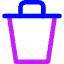 Recycle Bin 1 Icon from Core Neon Set