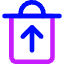 Recycle Bin Throw 1 Icon from Core Neon Set