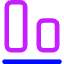 Align Bottom 1 Icon from Core Neon Set