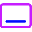 Align Bottom Horizontal Icon from Core Neon Set