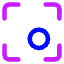 Align Bottom Right Frame Circle Icon from Core Neon Set
