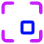 Align Bottom Right Frame Square Icon from Core Neon Set