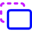 Align Front 2 Icon from Core Neon Set