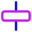 Align Horizontal Center 2 Icon from Core Neon Set