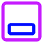 Align Object Bottom Icon from Core Neon Set
