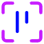 Align Object Frame Top Icon from Core Neon Set
