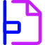 Align Page Icon from Core Neon Set