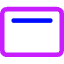 Align Top Horizontal Icon from Core Neon Set