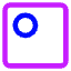 Align Top Left Circle Icon from Core Neon Set