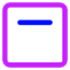 Align Top Square Icon from Core Neon Set