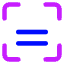 Align Two Bottom Frame Icon from Core Neon Set
