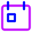 Calendar Event Icon from Core Neon Set