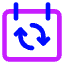 Calendar Refresh Icon from Core Neon Set