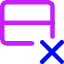 Delete Row Icon from Core Neon Set
