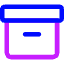 Archive Box Icon from Core Neon Set