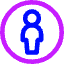 Attribution Icon from Core Neon Set