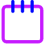Blank Notepad Icon from Core Neon Set