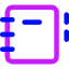 Contact Book Icon from Core Neon Set