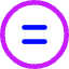 No Derivative Works Icon from Core Neon Set