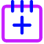 Notepad Add Icon from Core Neon Set