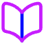 Open Book Icon from Core Neon Set