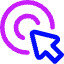 Arrow Cursor Click 2 Icon from Core Neon Set