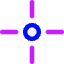 Cursor Crosshair Icon from Core Neon Set
