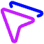Double Arrow Cursor Icon from Core Neon Set