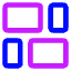 Dashboard 4 Icon from Core Neon Set