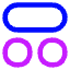 Dashboard Circle Horizontal Pill 1 Icon from Core Neon Set