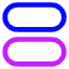 Dashboard Horizontal Pills Icon from Core Neon Set