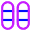 Dashboard Vertical Pills Thirds Icon from Core Neon Set