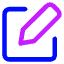 Pencil Square Icon from Core Neon Set