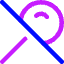 Pin 2 Disabled Icon from Core Neon Set