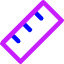 Ruler Icon from Core Neon Set