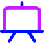 White Board Icon from Core Neon Set