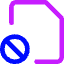 File Block Icon from Core Neon Set