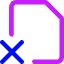 File Delete Alternate Icon from Core Neon Set
