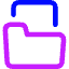 File Folder Icon from Core Neon Set