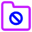 Folder Block Icon from Core Neon Set
