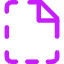 New File Dash Icon from Core Neon Set