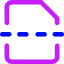 Page Break Icon from Core Neon Set