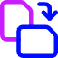 Rotate PDF Icon from Core Neon Set