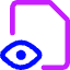 View Document Files Icon from Core Neon Set