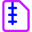 Zip File Icon from Core Neon Set