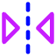 Flip Horizontal Arrow 1 Icon from Core Neon Set