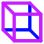 Cube Shape 2 Icon from Core Neon Set