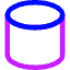 Cylinder Shape Icon from Core Neon Set