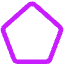 Pentagon Icon from Core Neon Set