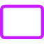 Rectangle Shape Icon from Core Neon Set